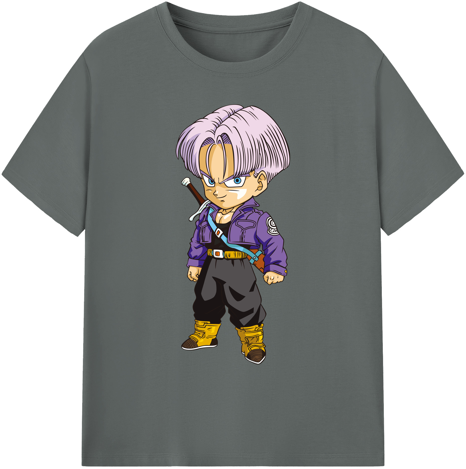 （画像用） ドラゴンボール トランクス（Torankusu）DRAGON BALL Trunks 綿100％ メンズ半袖Tシャツ｜肌触りやわらか＆通気性